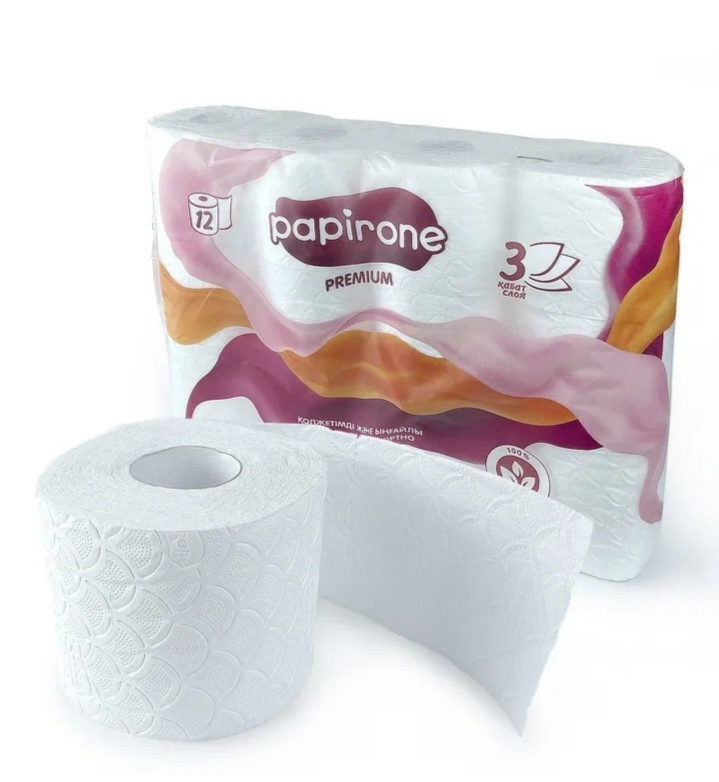 PAPIRONE туалетная бумага 12шт