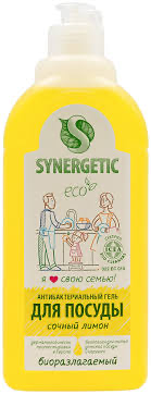 Гель для мытья посуды Synergetic Сочный Лимон