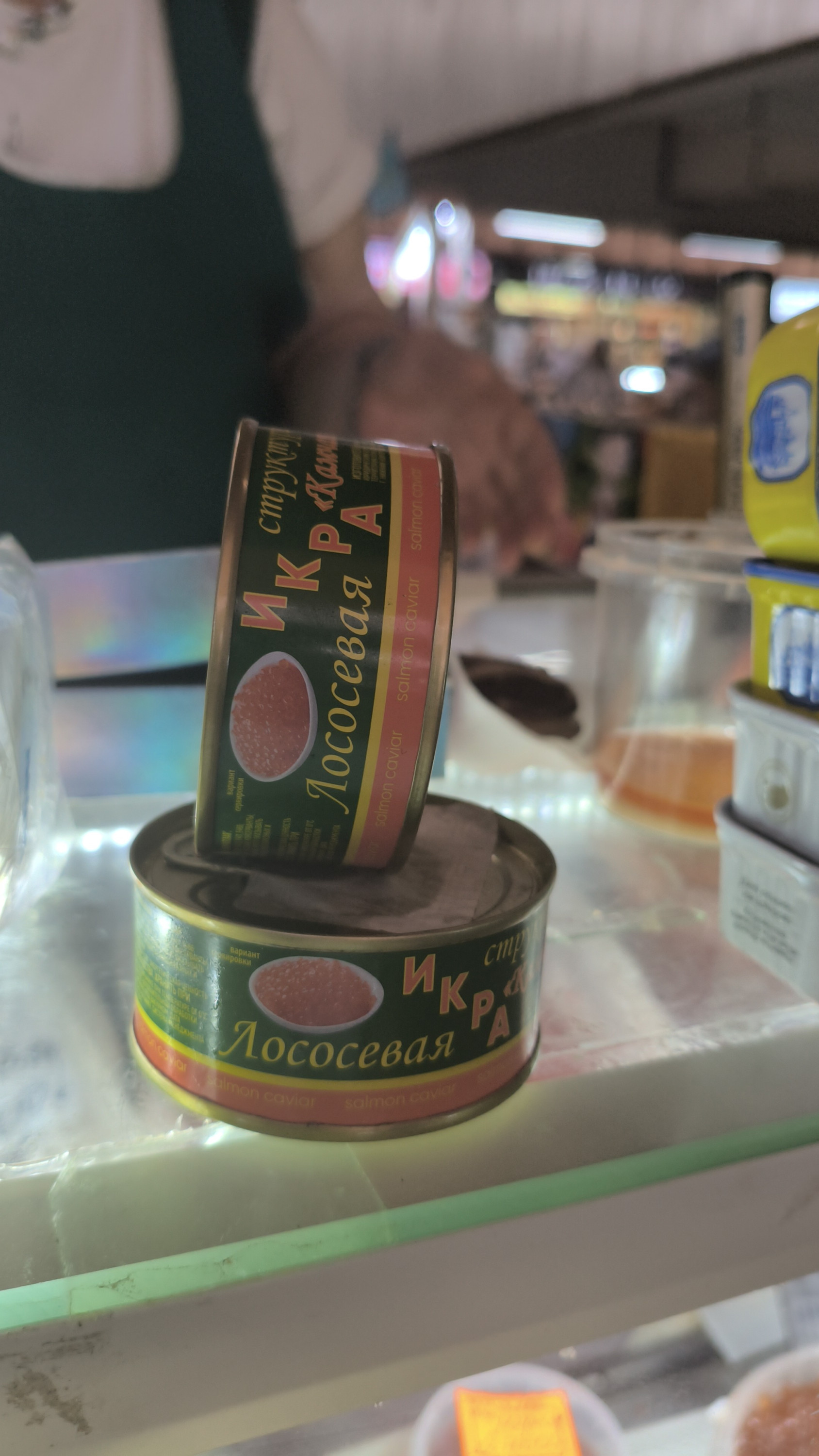 Икра лососевая( имитированая)