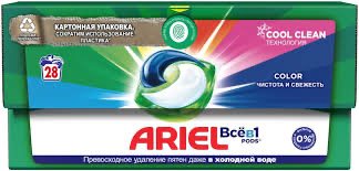 Капсулы для стирки Ariel Pods "Все в 1" Color.