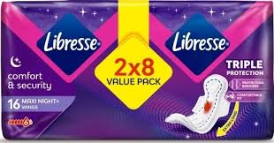 прокладки Libresse Goodnight Maxi с крылышками