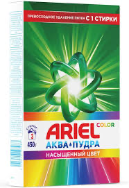 Стиральный порошок Ariel Color Аква Пудра в