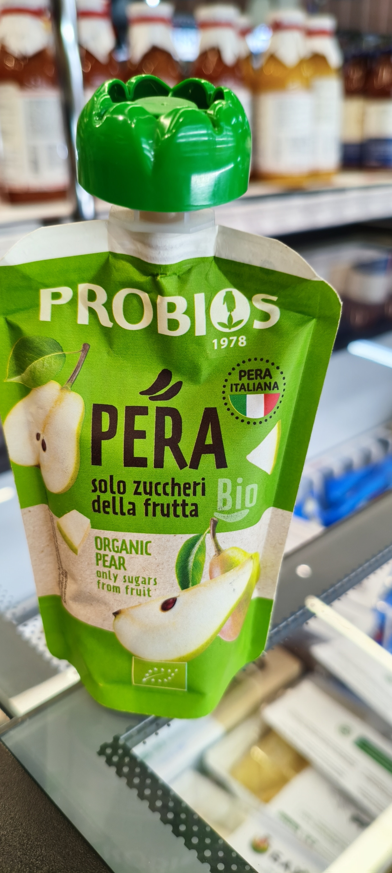 Пюре Probios 100% из итальянских груш.