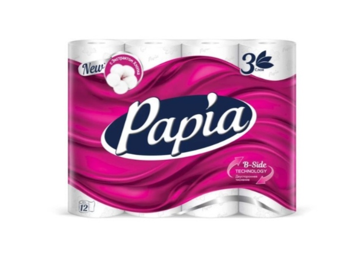 PAPIA туалетная бумага 12шт