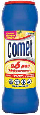 чистящий порошок Comet с ароматом лимона