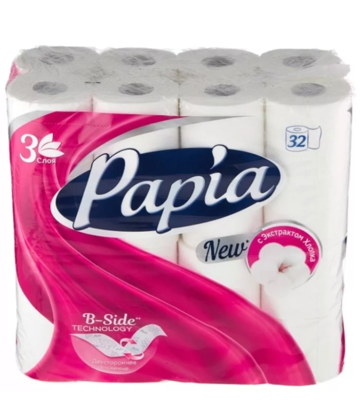 PAPIA туалетная бумага 32шт