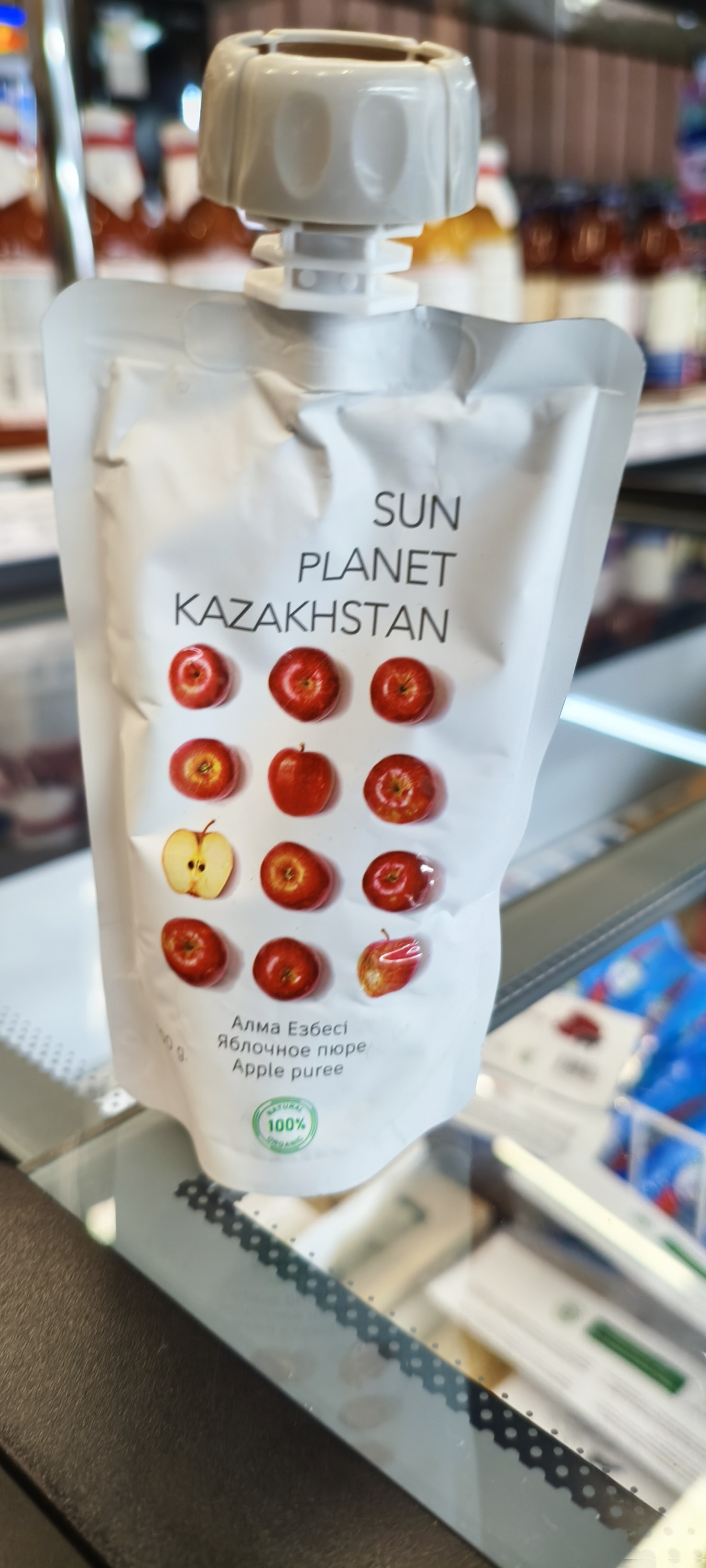 Пюре яблочное Sun Planet Kazakhstan.