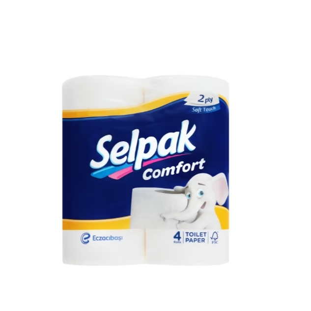 SELPAK туалетная бумага 4шт