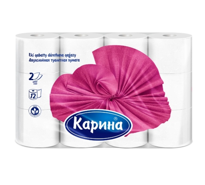 Карина туалетная бумага 10шт