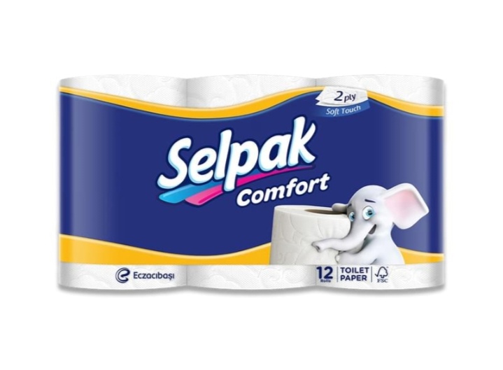 SELPAK туалетная бумага 12шт