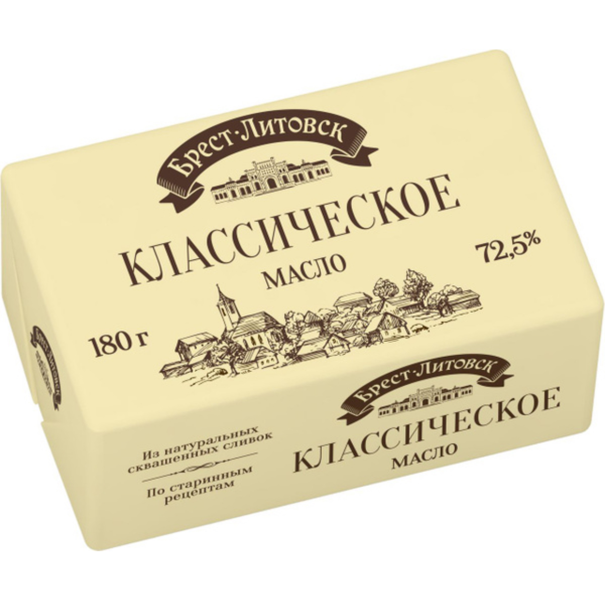 Масло «Брест-Литовск» классическое 72.5% 180гр