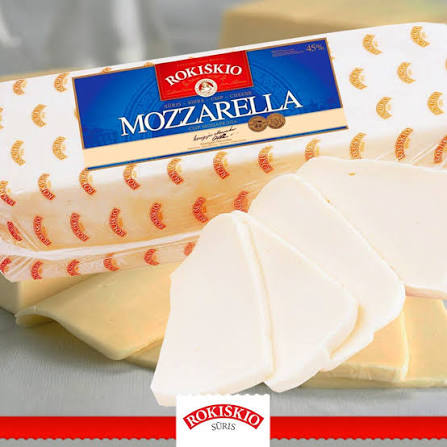Сыр "Rokiskio" моцарелла. 200гр