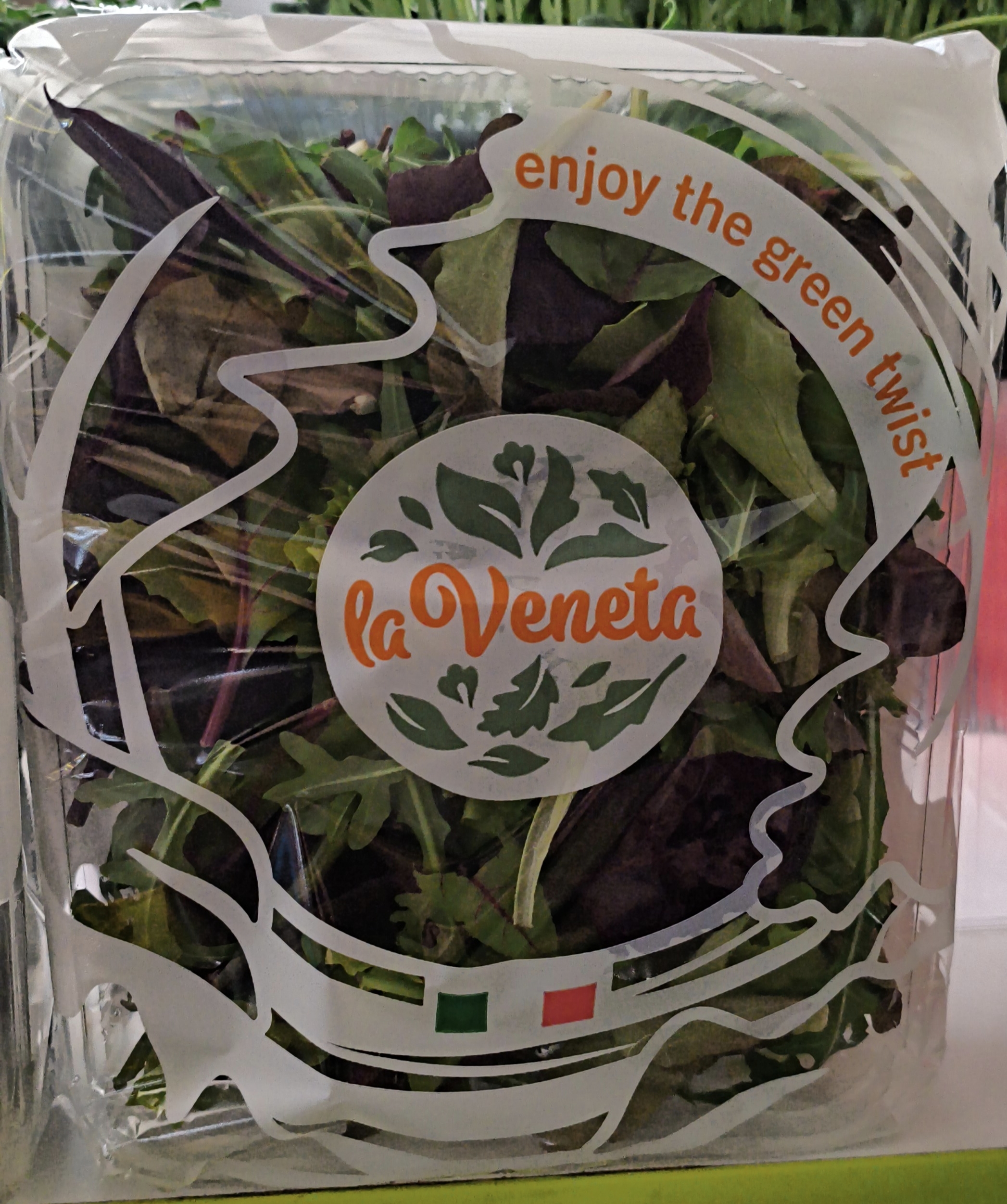 Микс La veneta. Голландия  (Шпинат  Мангольд  Корн Фризе Рукола)125гр. Уп