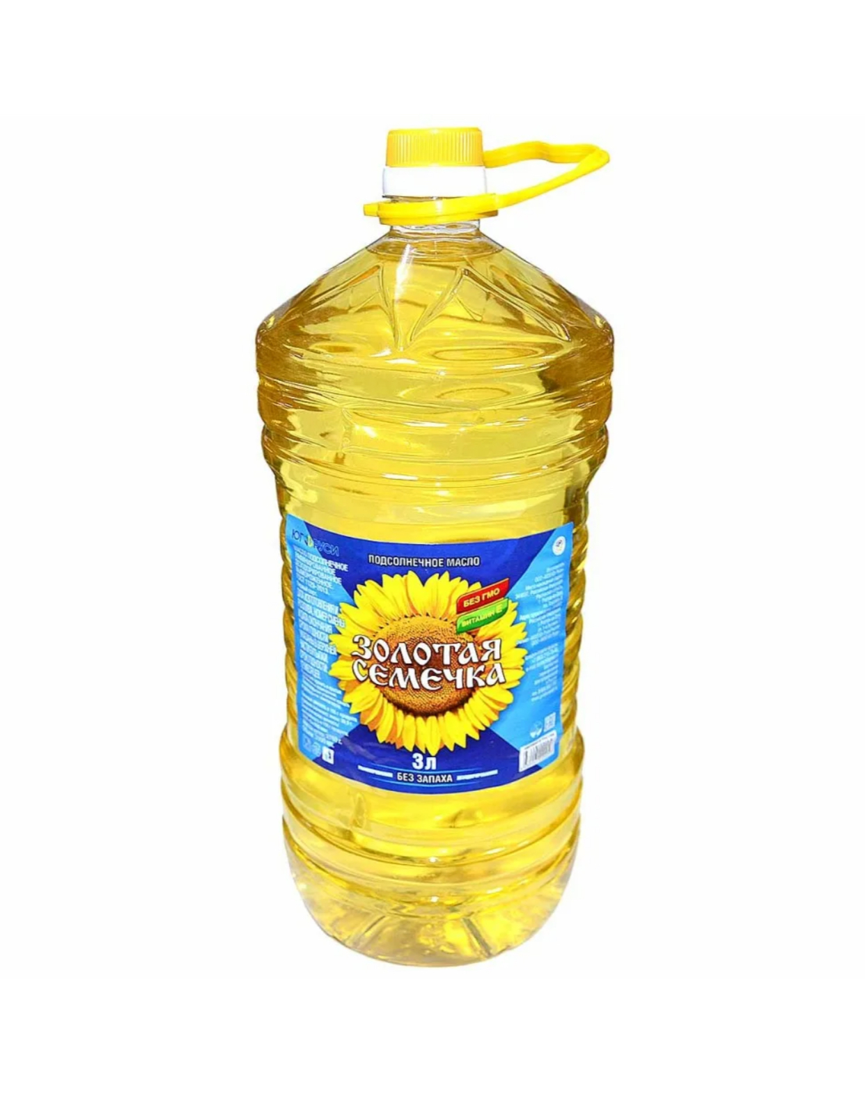 Масло подсолнечное «Золотая семечка» 3л