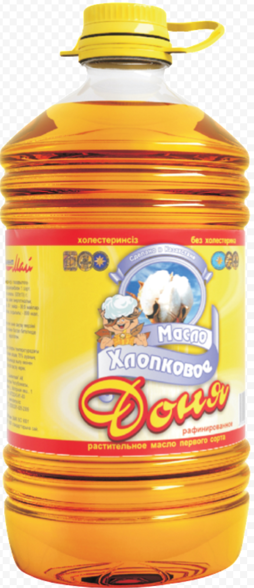 Масло хлопковое «Доня» 5л
