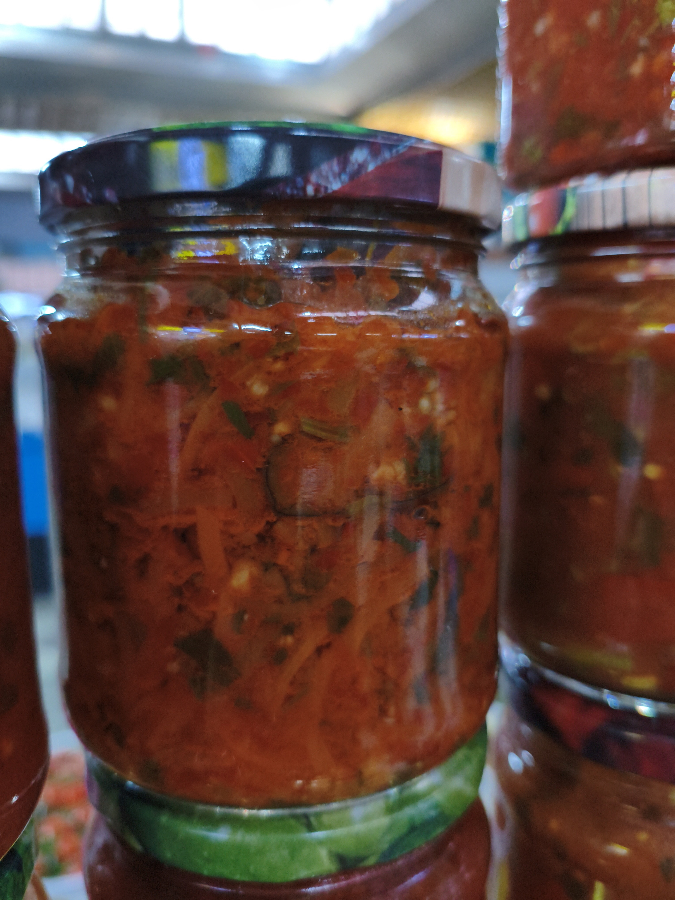 Баклажаны жареные с морковью 0.5л