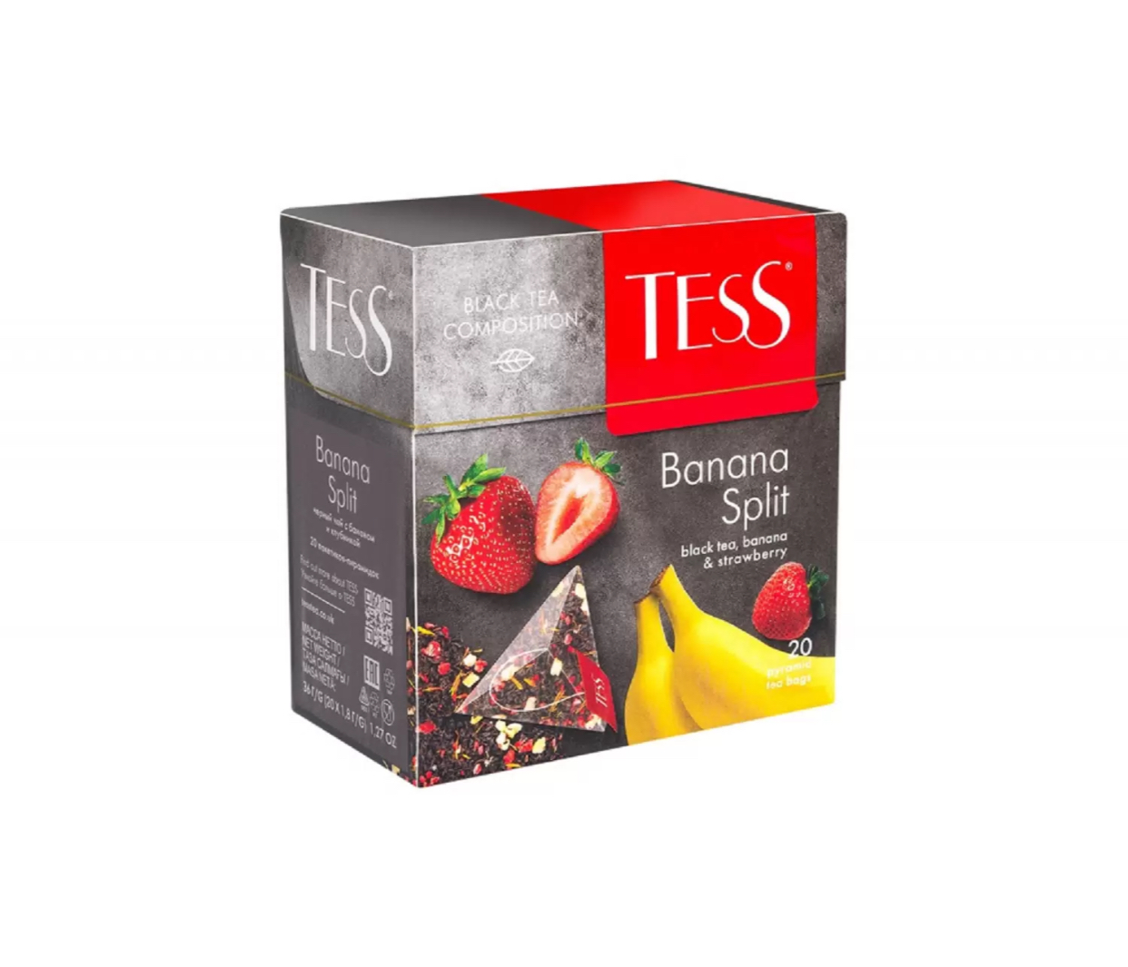 Чай «TESS» Banana Split 20 пакетов
