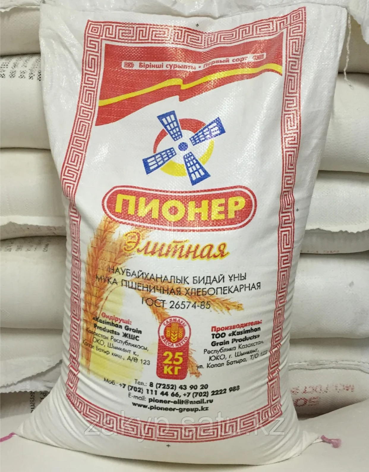 Мука «Пионер» первый сорт 25кг