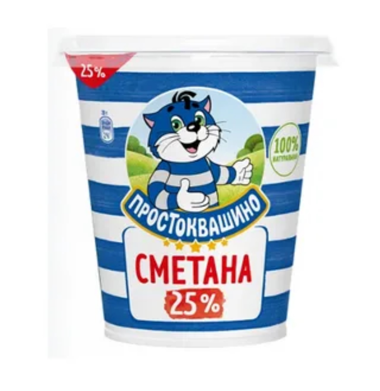 Сметана «Простоквашино» 25% 300гр