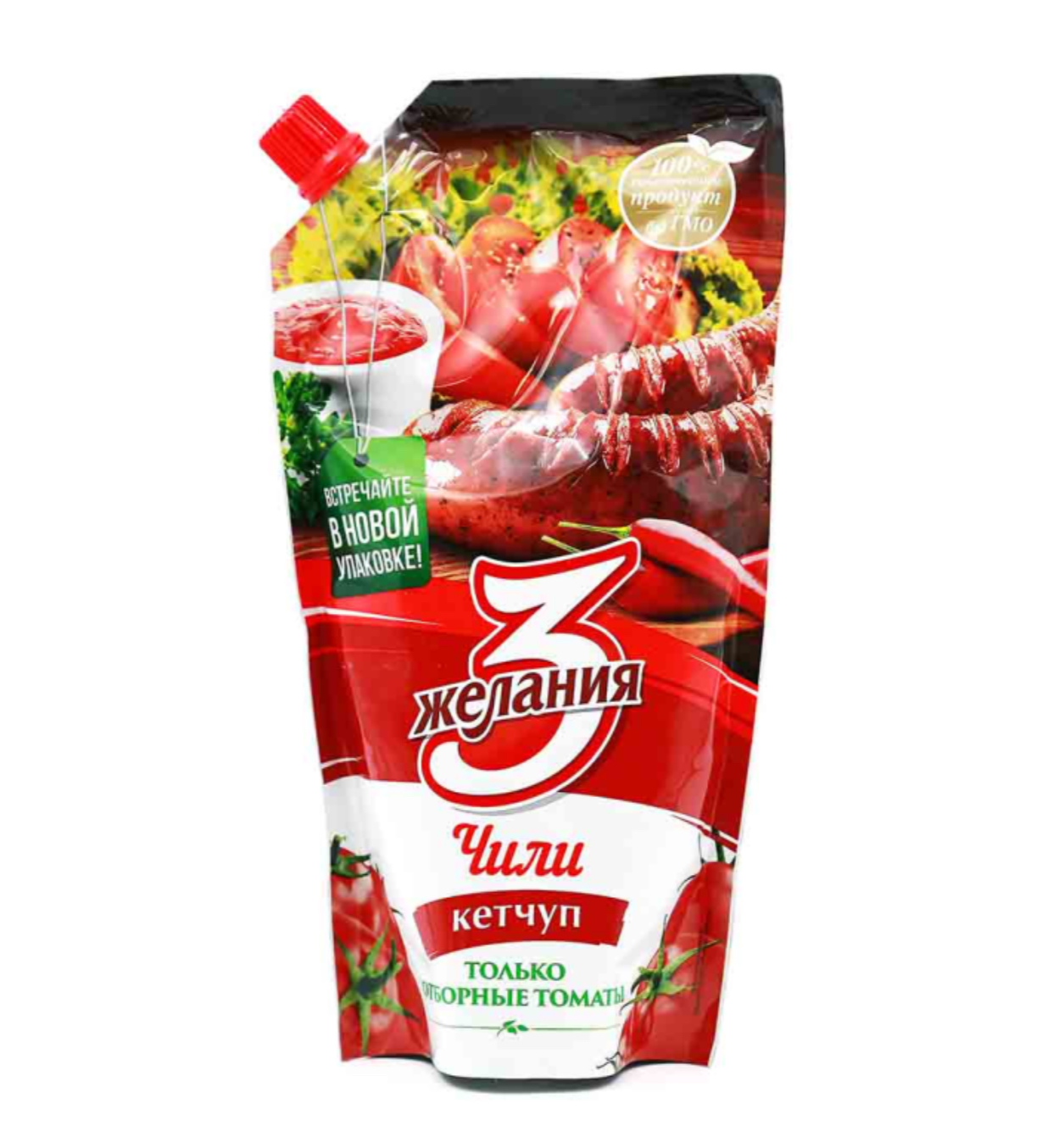 Кетчуп «3 Желания» Чили 250гр