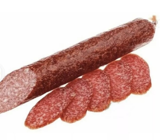 Колбаса сырокопчёная Говяжья. 200гр