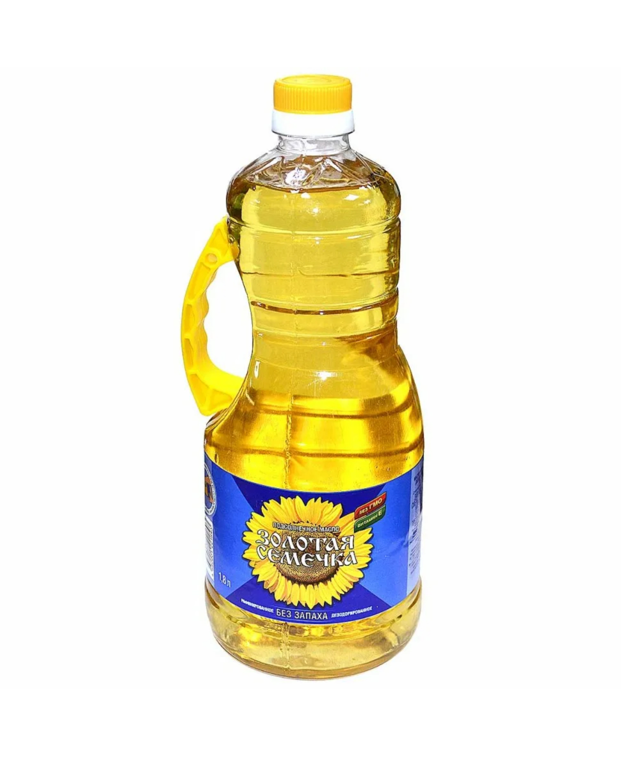 Масло подсолнечное «Золотая семечка» 1,8л