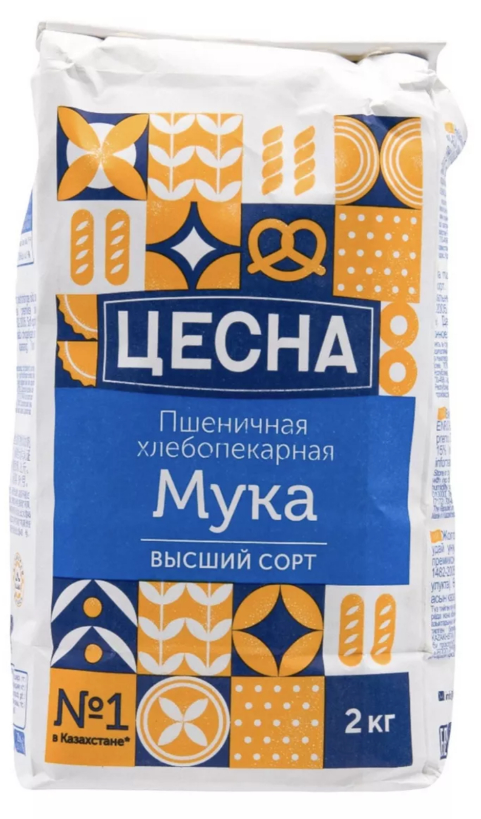 Мука «Цесна» высший сорт 2 кг