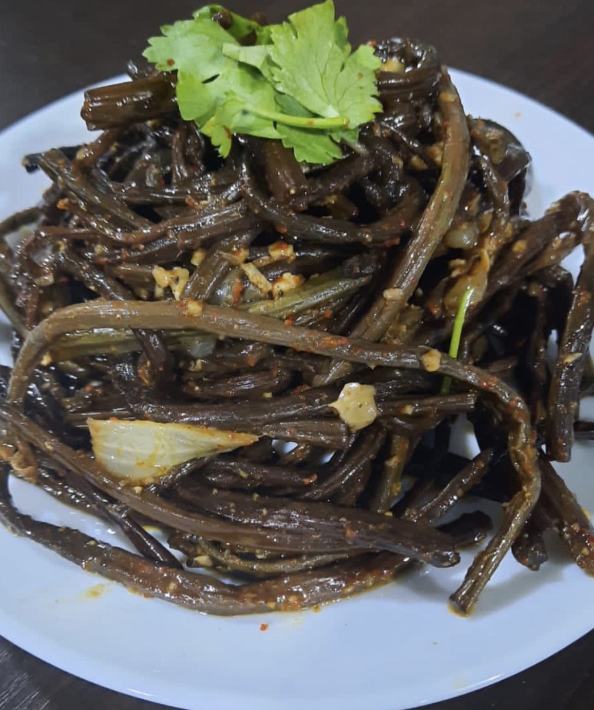 Салат из папоротника сушёный  по корейски. 250гр