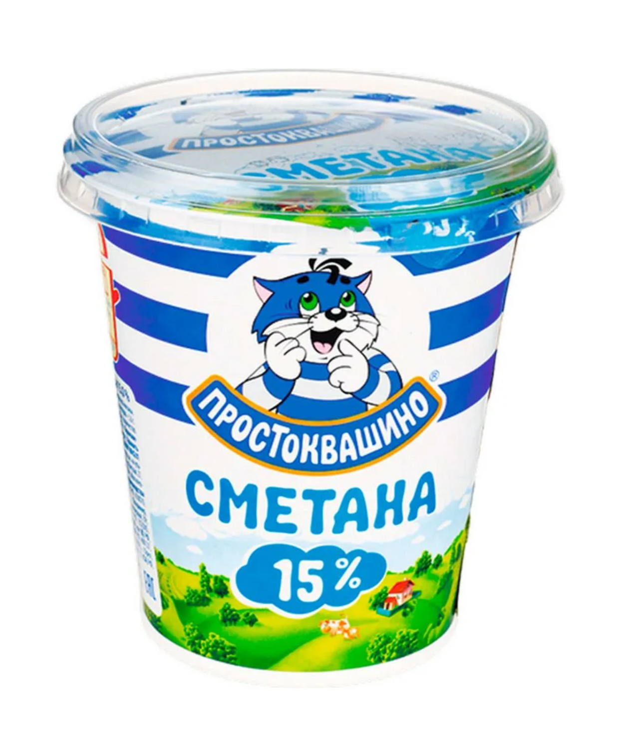 Сметана «Простоквашино» 15% 300гр