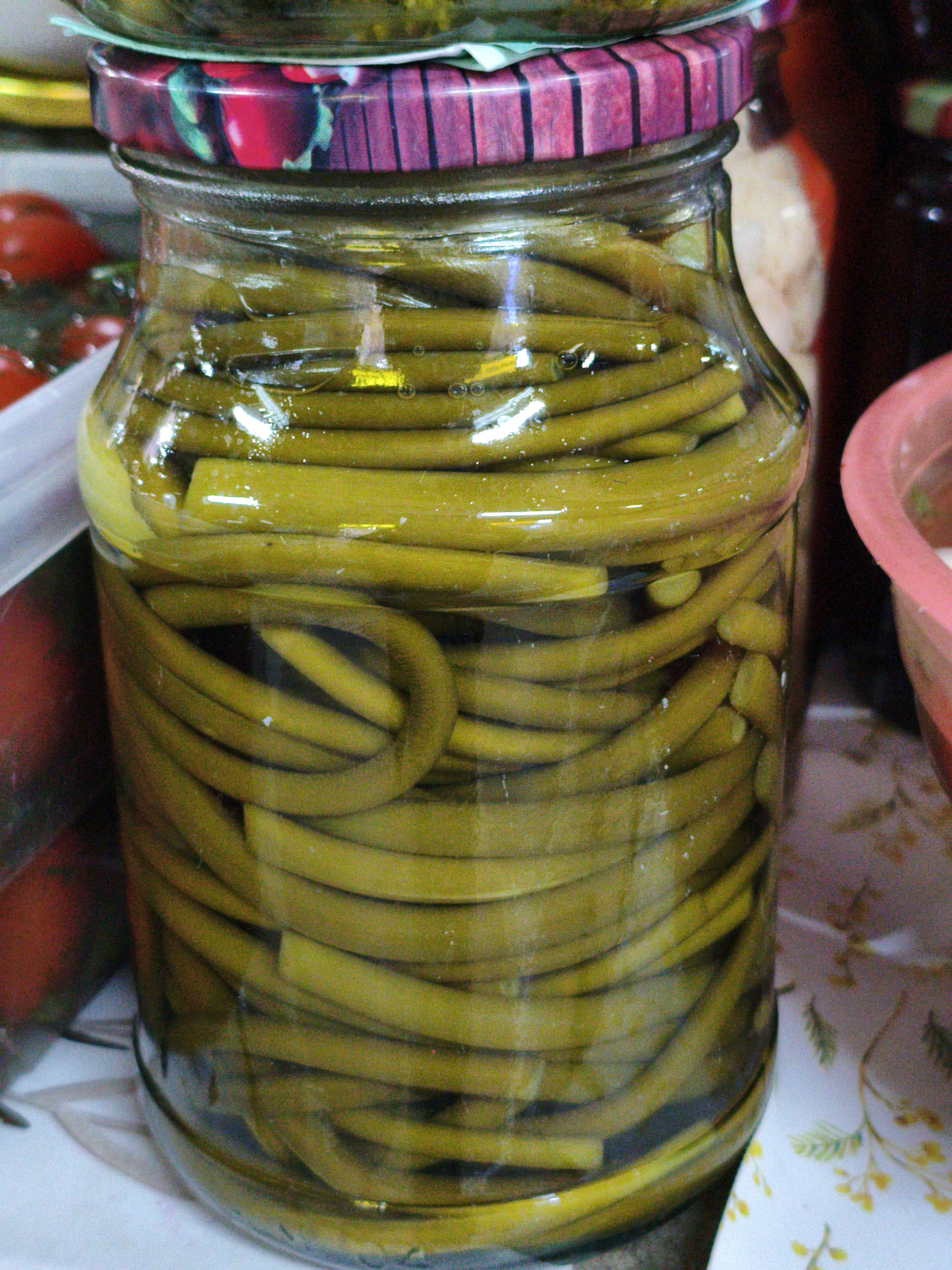 Стрелки чеснока маринованные 1л