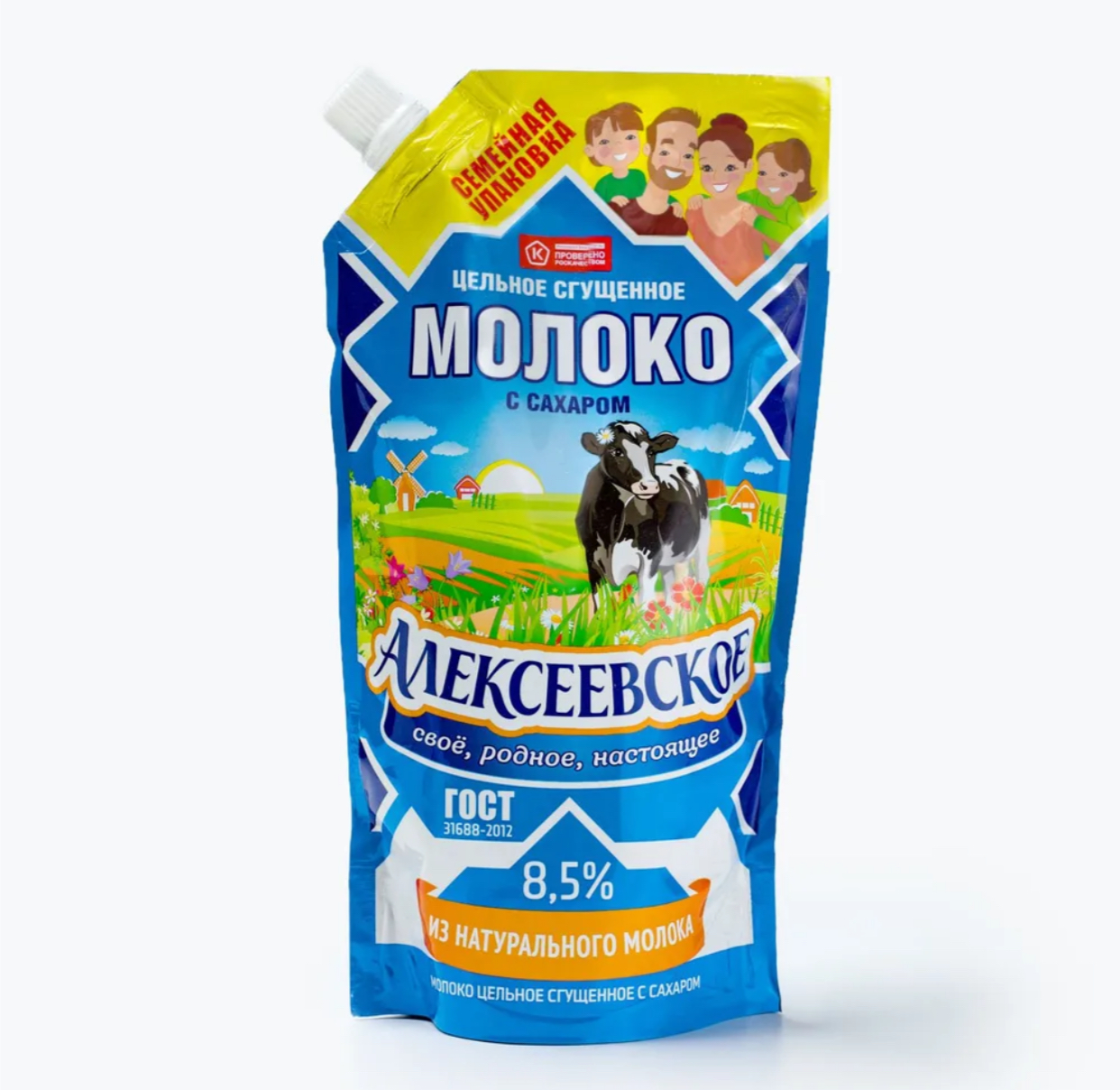 Сгущенное молоко «Алексеевское» 650мл