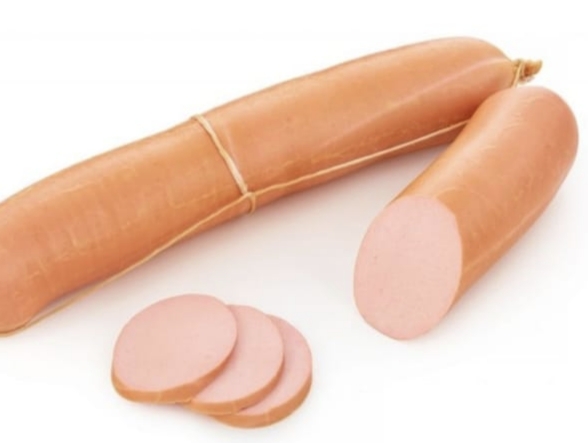 Колбаса говяжья молочная в натуральной оболочке. 300гр