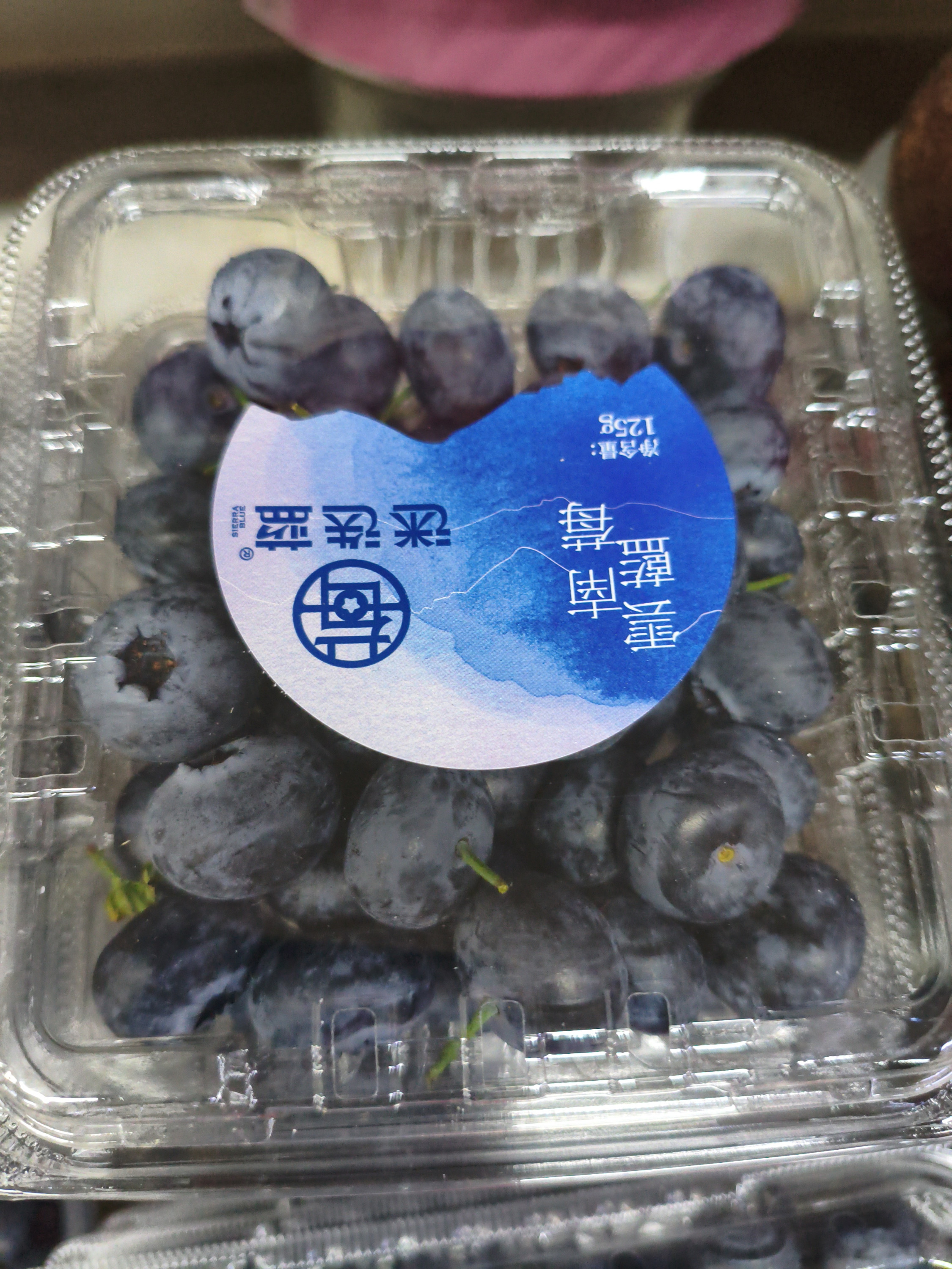 Голубика в упаковке 125 гр