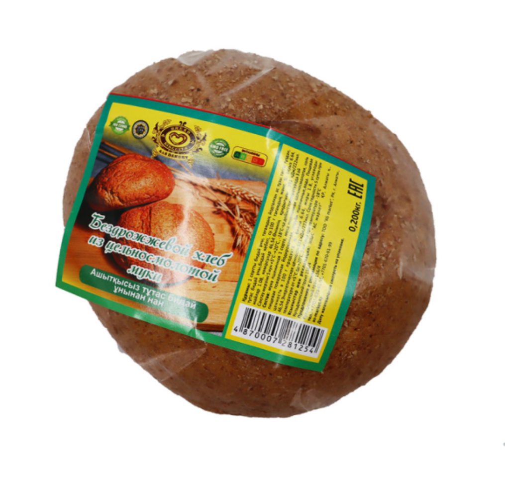 «Литовский» хлеб без дрожжевой из цельносмолотой муки