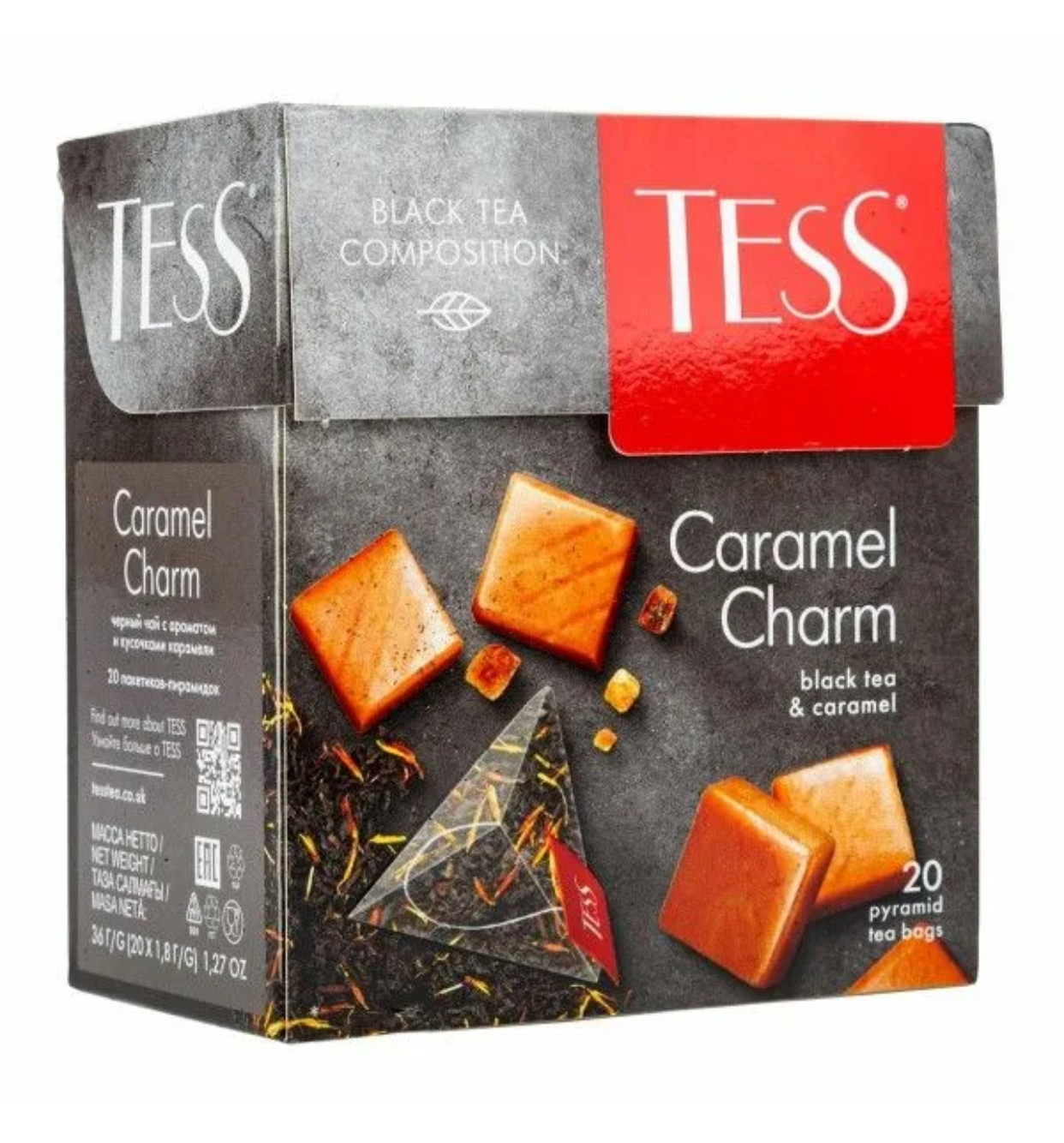 Чай «TESS» Caramel Charm  20 пакетов