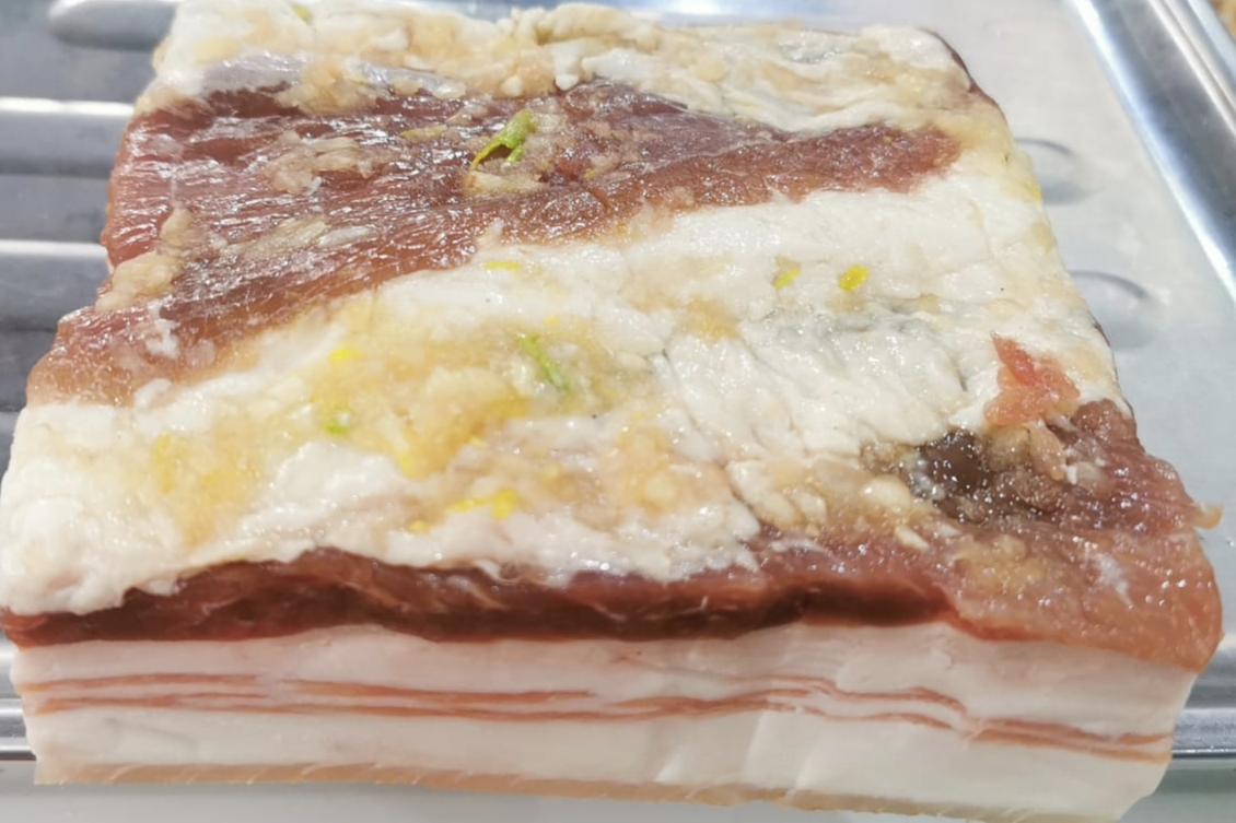 Сало маринованное . 300гр