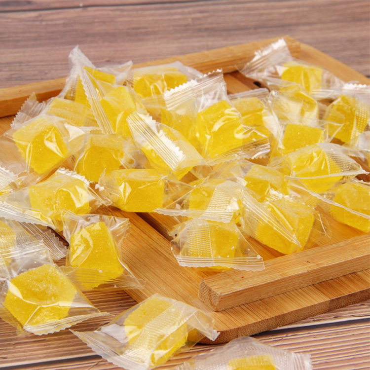 Конфеты кубики с соком ананаса. 200гр